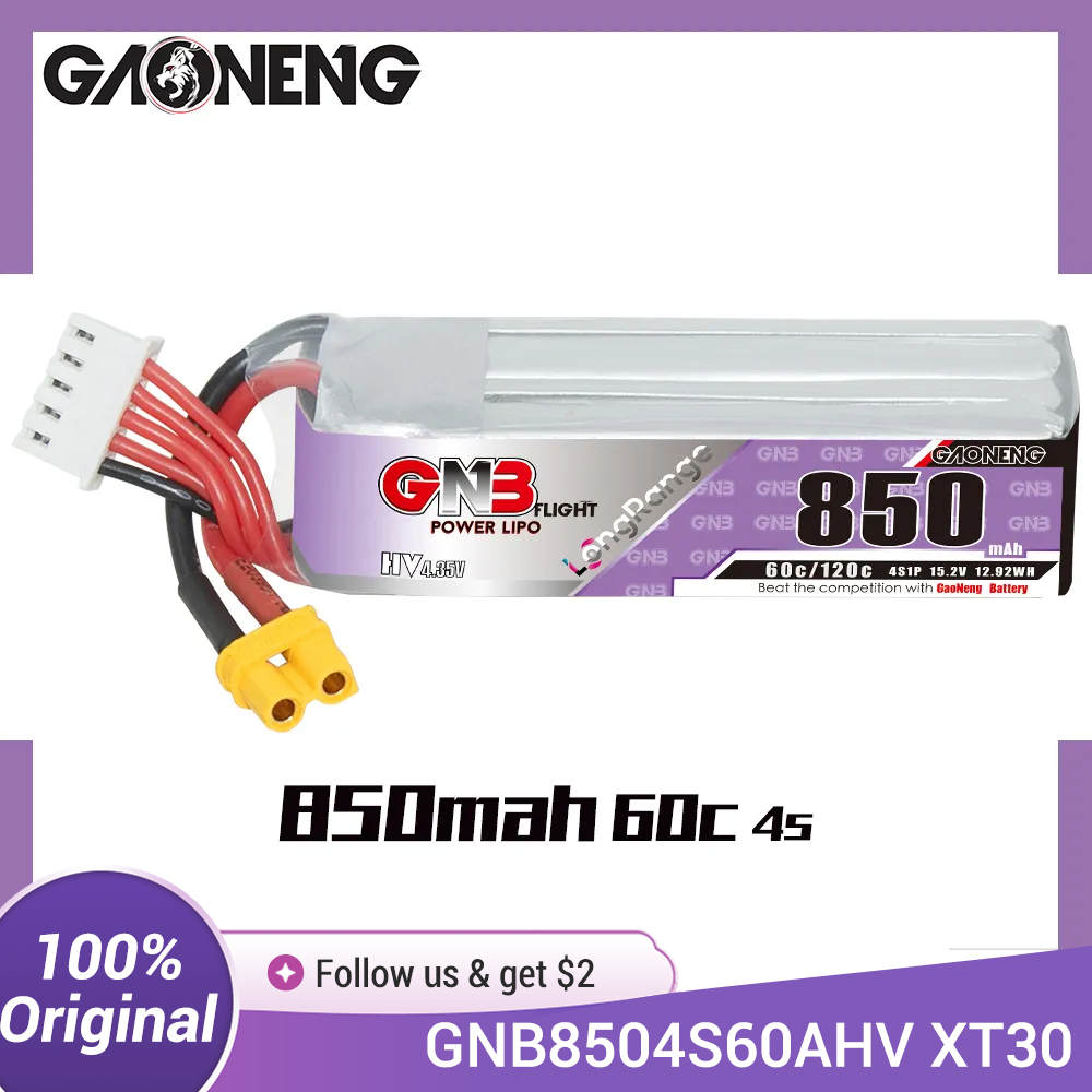 GAONENG GNB LiPo аккумулятор 8 – обзор и цена Drone Battery Li-Ion