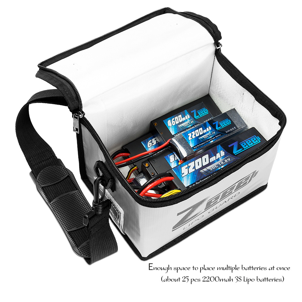 Zeee Lipo Battery Safe Bag 215 – обзор и цена Drone Battery Bag